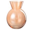 Vase Design En Verre "lucy" 28cm Orange