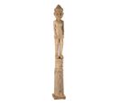 Statuette Déco "personnage Africain Debout" 114cm Naturel