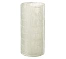 Vase Design En Verre "mosaïque" 30cm Gris Clair