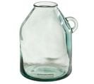 Vase Cylindrique Design "anse" 25cm Transparent