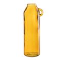 Vase Anse En Verre "bouteille" 45cm Ocre