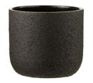 Cache-pot Design "rugueux" 25cm Noir