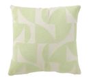 Coussin Déco "géométrique" 43x43cm Vert Menthe