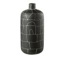 Vase Bouteille En Céramique "japan" 37cm Noir