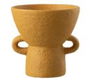 Vase Rond Design "zenia" 25cm Ocre