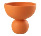 Vase Plateau En Porcelaine "liv" 20cm Terracotta