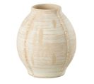 Vase Déco Poterie "rudy" 20cm Beige