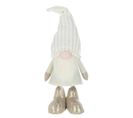 Statue Déco Lutin "plumes" 58cm Beige