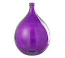 Vase Ballon En Verre "lisbonne" 56cm Mauve