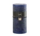 Bougie Cylindrique Déco "junina" 20cm Bleu Foncé