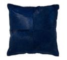 Coussin Effet Peau "norbert" 45x45cm Bleu