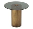 Table D'appoint En Verre "soni" 51cm Bronze