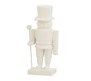 Statuette Déco "casse Noisette Enneigé" 29cm Blanc