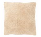 Coussin Déco "teddy" 45x45cm Beige