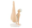 Statuette Femme Sur Les Mains "yoga" 26cm Vert