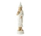 Statue Déco Bouddha Debout "bali Bliss" 78cm Blanc