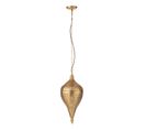 Lampe Suspension En Métal "goutte" 53cm Or