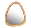 Miroir Mural Design "dusty" 46cm Naturel