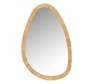 Miroir Mural Design "dusty" 70cm Naturel