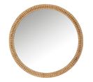 Miroir Mural Rond "mariage Du Sud" 75cm Naturel