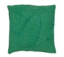 Coussin Design Feuilles "avocado" 45x45cm Vert Foncé