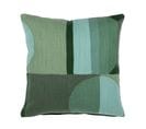 Coussin Design Formes "mediterranean" 45x45cm Vert