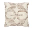 Coussin Déco "croix" 60x60cm Beige