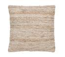 Coussin Déco Tissé "bali" 45x45cm Beige