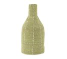 Vase Bouteille Design Pointillés "jonc De Mer" 50cm Vert