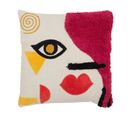 Coussin Design Abstrait "pop Art" 50x50cm Multicolore