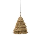 Lampe Suspension En Jonc "5 Couches" 50cm Naturel