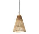 Lampe Suspension En Raphia "cone" 42cm Naturel
