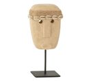 Statuette Masque Coquillage "julien" 19cm Naturel