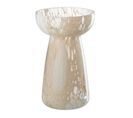 Vase Haut En Verre "santorin" 17cm Beige