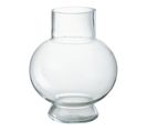 Vase Boule En Verre "pinky Perfect" 22cm Transparent