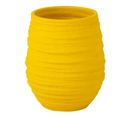 Vase En Céramique "fiesta" 23cm Jaune