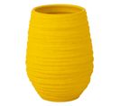 Vase En Céramique "fiesta" 30cm Jaune