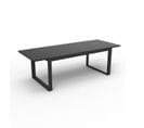 Table De Jardin Extensible En Aluminium Et Verre 8 Places Santorin Gris Anthracite