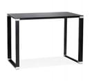 Bureau Design En Verre "zaho" 140cm Noir