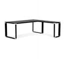 Bureau D'angle Design "hovik" 200cm Noir