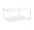 Bureau Design "abigano" 140cm Blanc