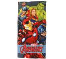 Serviette De Plage Marvel Avengers - Hulk, Thor, Captain America, Iron Man, Captain Marvel - 70 X 14