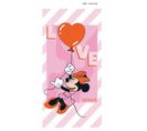 Serviette De Plage - Disney Minnie - -love- - 70x140 Cm