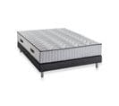 Ensemble Matelas + Sommier 160x200 - 672 ressorts ensachés - 7 Zones - Ferme - 27 Cm - Hôtel Supreme