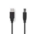 Usb 2.0 Cable - A Male - B Male - 3.0 M - Noir