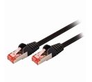 Cat 6 S/ftp Network Cable Rj45 Male Rj45 Male 0.25 M Noir