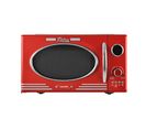 Micro-ondes Grill 23l 1000w Rétro rouge - Mw2500dgr