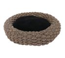 Panier Ronde Corde Espresso  Coton - Noir - Pour Chien