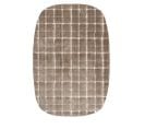 Byron V - Tapis Contemporain Ovale - Couleur - Brun, Dimensions - 200x290 Cm