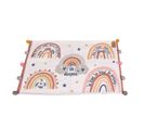 Tapis Pour Chambre D'enfant à Pompons - 60 X 90 Xm. - Multicolore